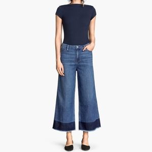 RESERVED Europe H&M Vida Wide Leg Cropped Jeans